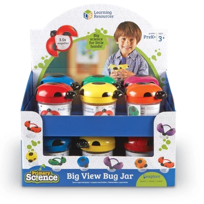 LR-JUMBO BUG JARS (POP SET OF 12)