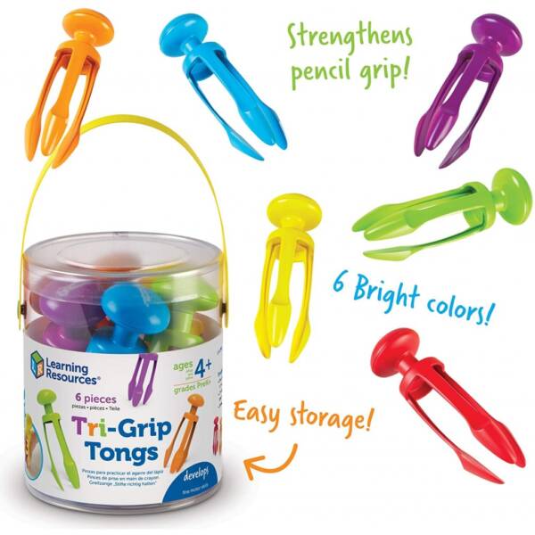 LR-Tri-Grip Tongs (Set of 6)