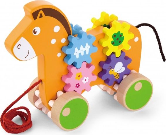 Pull Along - Horse with Gears