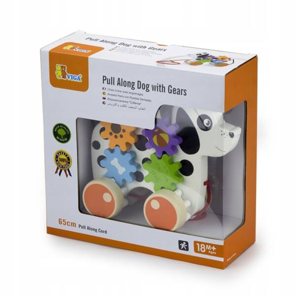 Pull Along - Dog with Gears - Image 2