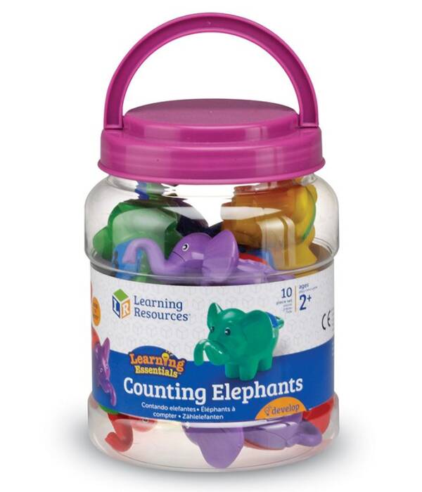 LR-SNAP 'N' LEARN™ COUNTING ELEPHANTS (SET OF 10)