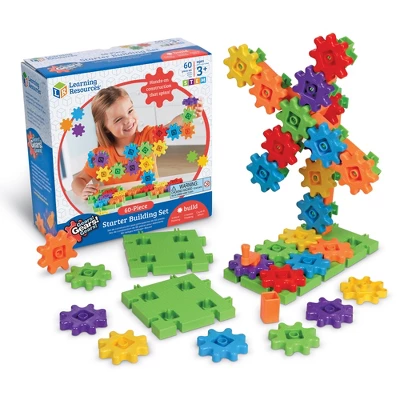 LR-GEARS! GEARS! GEARS! NEW COLOURS 60 PC BUILDING SET