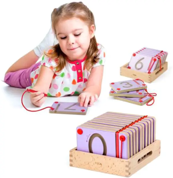 Magnetic Writing Board - Numbers 10pcs