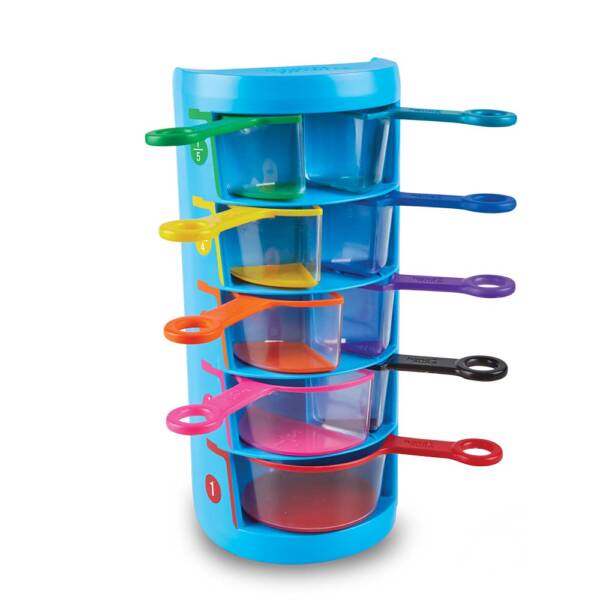 LR-RainbowFraction® Measuring Cups (Set of 9)