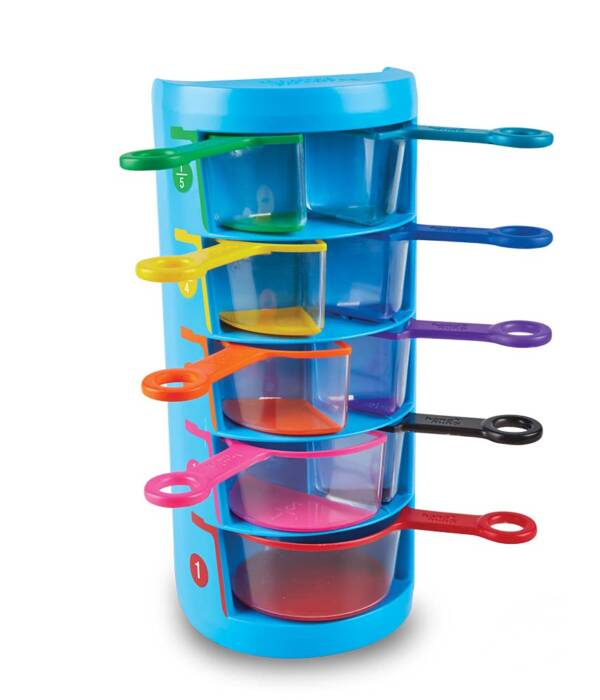 LR-RainbowFraction® Measuring Cups (Set of 9)