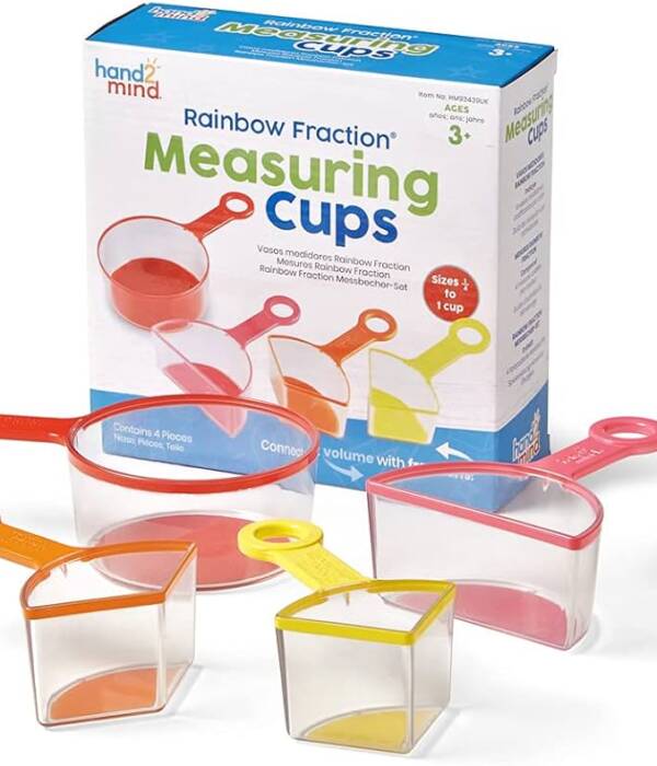 LR-RAINBOW FRACTION® MEASURING CUPS (SET OF 4)