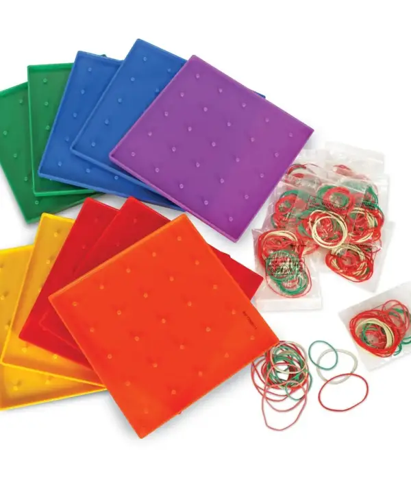 LR-5 X 5 PIN GEOBOARDS, SET OF 10