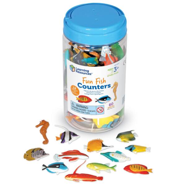 LR-FUN FISH COUNTERS, SET OF 60