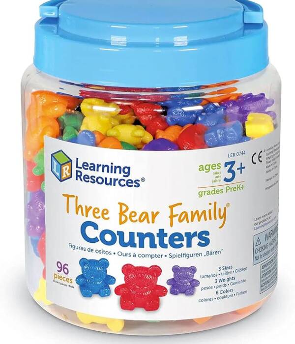 LR-Three Bear Family® Counters (Set of 96)