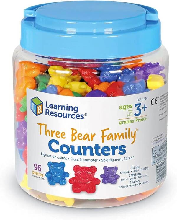 LR-Three Bear Family® Counters (Set of 96)