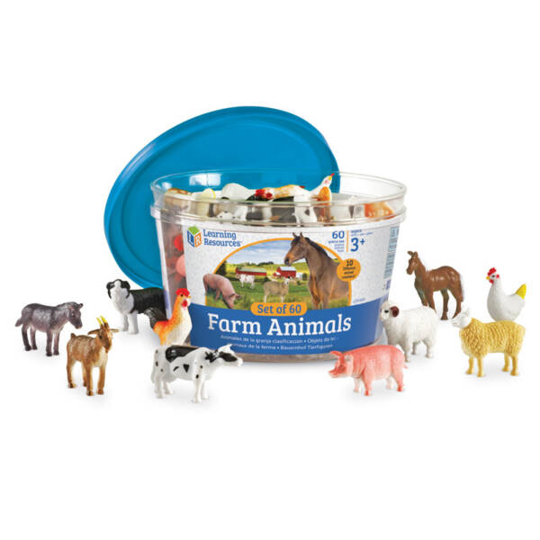 LR-Farm Animal Counters (Set of 60)