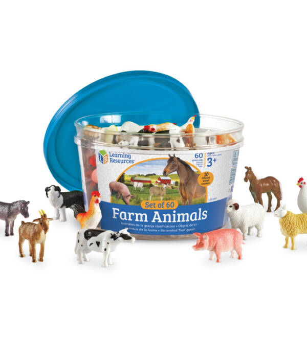 LR-Farm Animal Counters (Set of 60)