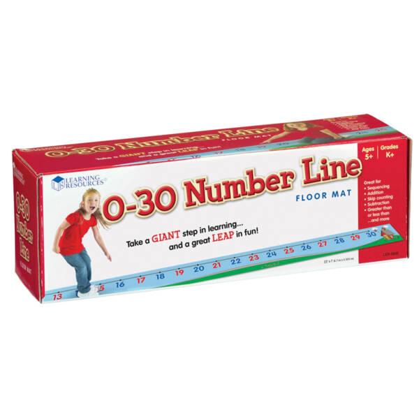 LR-0-30 NUMBER LINE FLOOR MAT