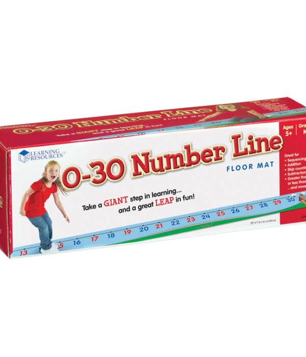 LR-0-30 NUMBER LINE FLOOR MAT