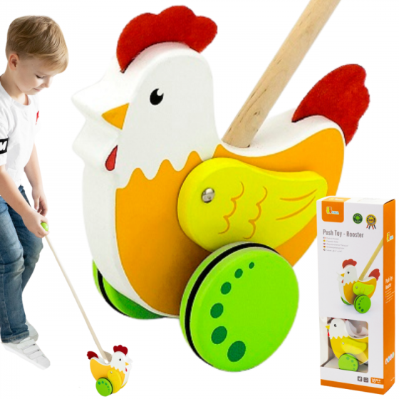 Push Toy - Rooster